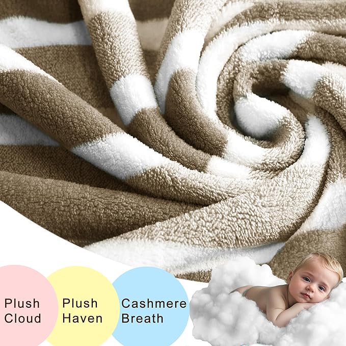 Lounge Chaise Chair Towel Cover, Pack of 2,Ultra Plush & Absorbent Micro Fleece Towel Cover for Pool,Beach,Outdoor(Garden,Courtyard) | Faster Drying,Non-Slip, 2 Side Pockets | 85" x 30"-Brown