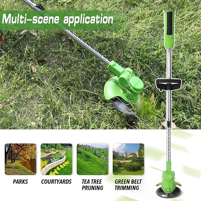 Lawn Mower Electric Lawn Mower 24 V Corded Brush Cutter to Remove Weeds from Trees and Flower beds Grass Cutting Machine for Agricultural Land Lawn