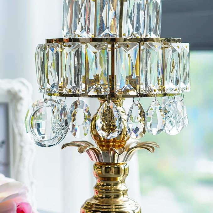 11 Pcs Clear Crystal Prisms Chandelier Lamp Pendants Suncatcher Decor | Crystal Chandelier Lamp Pendants Prisms Balls Suncatcher for Window Home Garden Party Display Decor