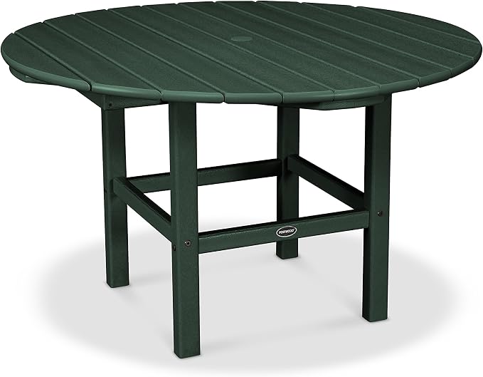 POLYWOOD RKT38GR 38-Inch Kid Dining Table, Green