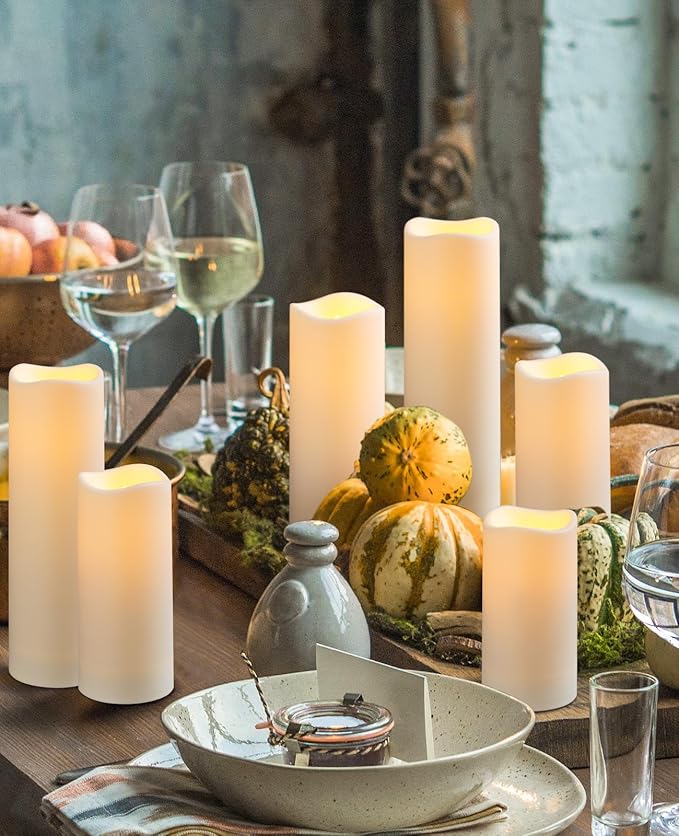 Outdoor Waterproof LED Candle Lamp with Remote Control Indoor Bedside Lamp Battery Candle, The Night Light is Dimmable Candle 12pcs It is Suitable for Decorative Lighting atmospheres