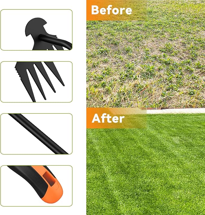 Weed Puller Tool,Portable Garden Hand Tool for Weed Removal,2026 New Garden Weeder Tool Stainless Steel Hand Weeder Tool,Tools for Vegetable Gardening Backyard Farm Planting & Weeding