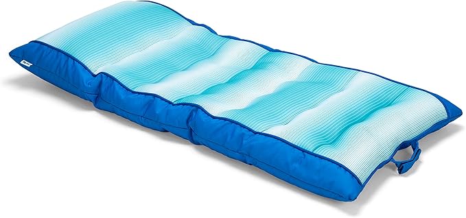 Big Joe Kona Hammock No Inflation Needed Pool Lounger with Headrest, Quick Draining Fabric, 4 feet Big