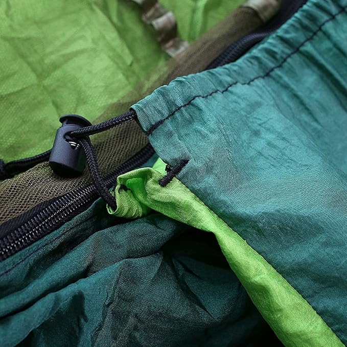 Double Hammock Swing, Portable Hammock with Mosquito Net, Camping Hammocks for Outside, Parachute Nylon Hammock, Heavy Duty Hammock, Double Tree Hammock