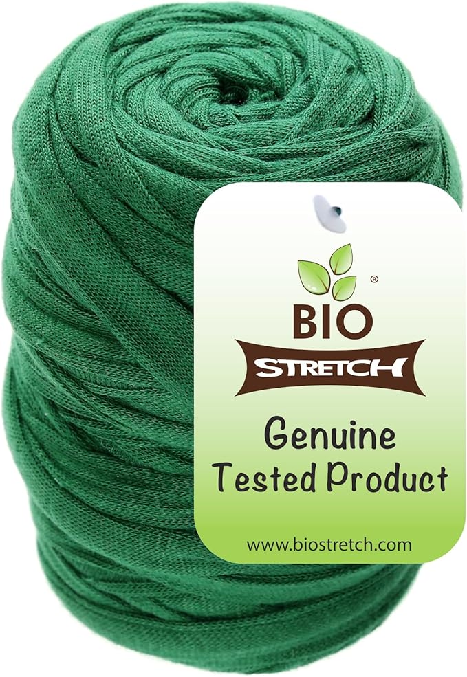 Bio-Stretch Soft Garden Plant Ties for Indoor & Outdoor Plants - Strong & Stretchy Cut-to-Length Plant Tape for Climbing Plants, Tomato Vines & Home Gardening (65 ft / 20M)