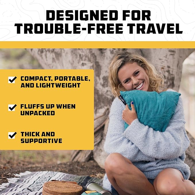 Wise Owl Outfitters Black Hammock with Pillow & Blanket - 400 lbs Capacity, 16 oz Weight, Waterproof Camping Accessories
