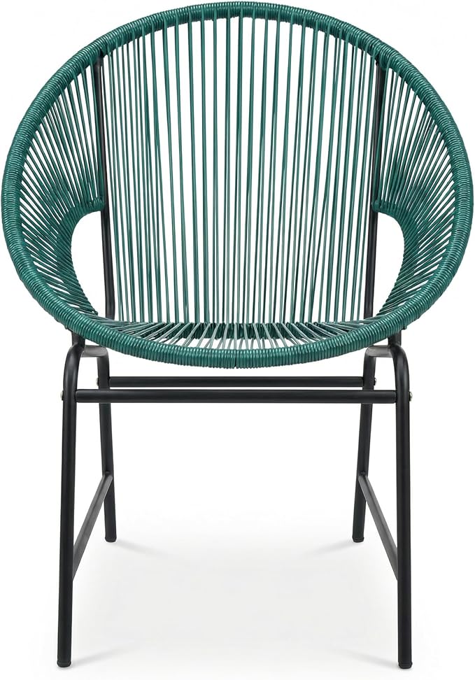 Christopher Knight Home Dessa 4 Piece Patio Furniture Set with Acacia Wood Coffee Table, 4 Seater PE Rattan Outdoor Conversation Set, Metal Outdoor Sectional Sofa Set, Beige+White, Teal