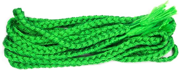NOVICA Bright Yellow Red Teal Blue Striped Hand Woven Nylon Mayan Matrimonial Family Size XXL Rope Hammock with Hanging Accessories, 'Citrus Punch' (Triple)