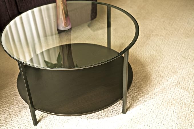 30" Inch Round Glass Table Top 3/8" Thick Pencil Polish Edge Tempered by Fab Glass and Mirror