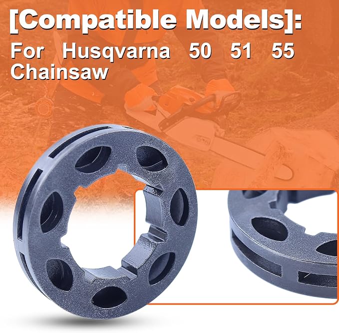 3/8 7-T Small Spline Rim Sprocket For Husqvarna 50 51 55 For Oregon 18720 Chainsw, For Rim Sprocket (3/8 Pitch, 7 Tooth, Small Spline)