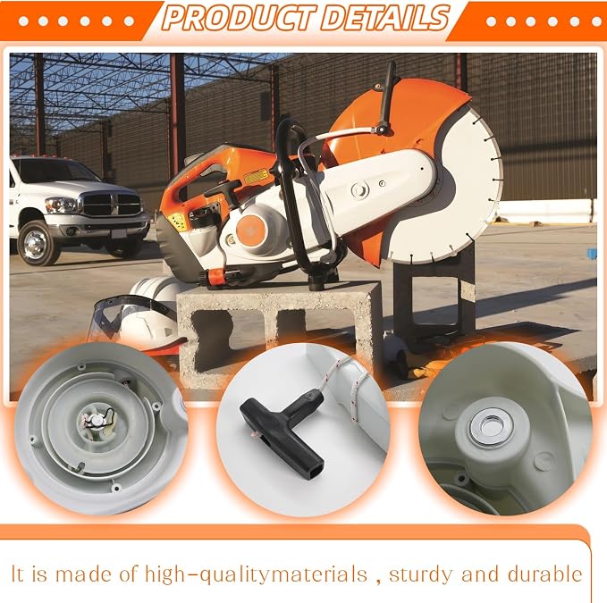 Recoil Starter for STIHL TS410 TS420 Concrete Cut Off Saw 4238-190-0300 | Replacement for TS410Z TS420Z TS480i TS500i