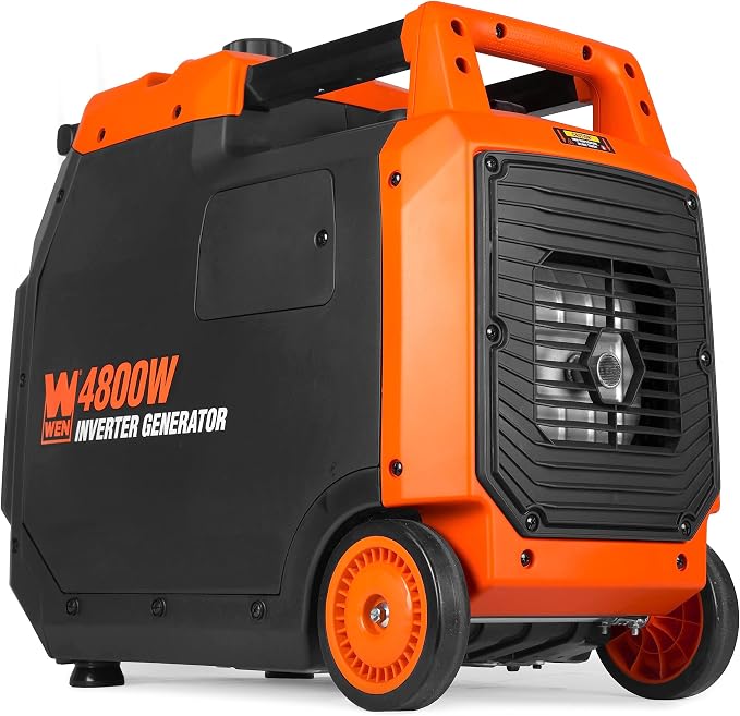 WEN Quiet and Lightweight 4800-Watt RV-Ready Portable Inverter Generator with Fuel Shut Off (56477i)