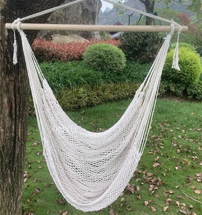 Hammock for Outside 135X100CM Nordic Style Hammock Portable Dormitory Bedroom Chair Indoor Outdoor Garden Swing Hanging Bed Hammock Swing
