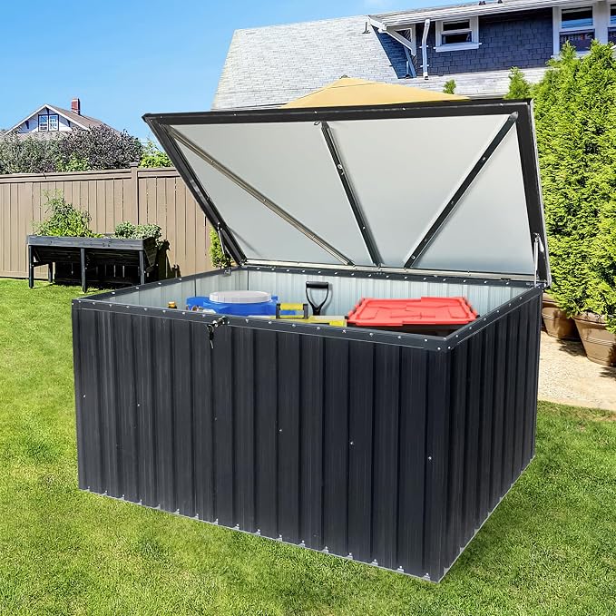 GOWE Metal Storage Box Store Large Out Door Use