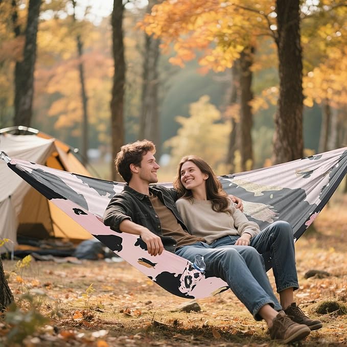 Leopard Print 330lb Capacity Camping Hammocks Tree Hammock for Outside Patio Backyard Poolside capas para la Lluvia