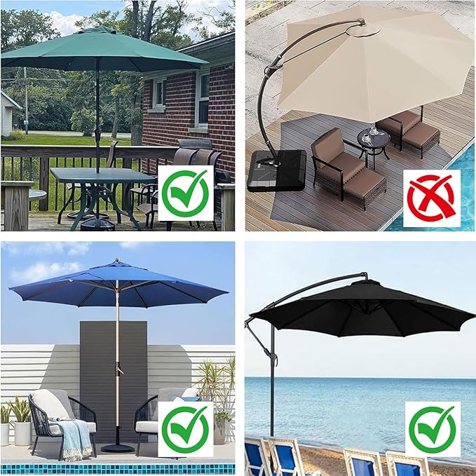11.5ft 13 ft 8 rib umbrella replacement canopy patio umbrella fabric replacement Outdoor Umbrella Polyester Top