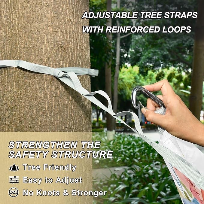 Hammocks for Outside Easter Eggs Camping Hammock Portable Hammocks with Tree Straps and Carry Bag Camping Accessories for Hiking Beach Outdoor
