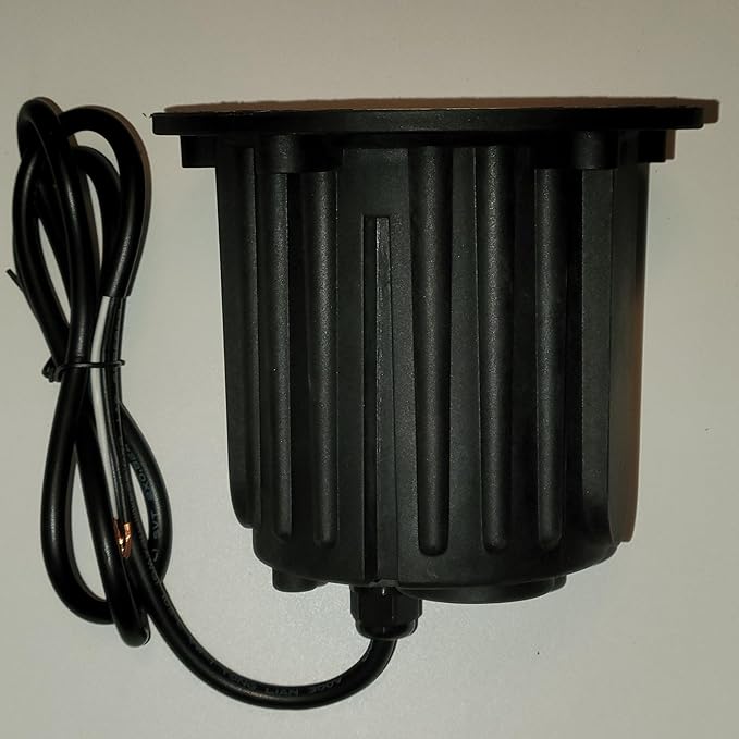 Ironsmith Lighting In-Ground Well Light Fixture & Kits – Solid Brass Cover, Bronze Housing, LED or Halogen Compatible, Low Voltage 12V (Housing and Half Moon Cover Kit | with 5W LED)