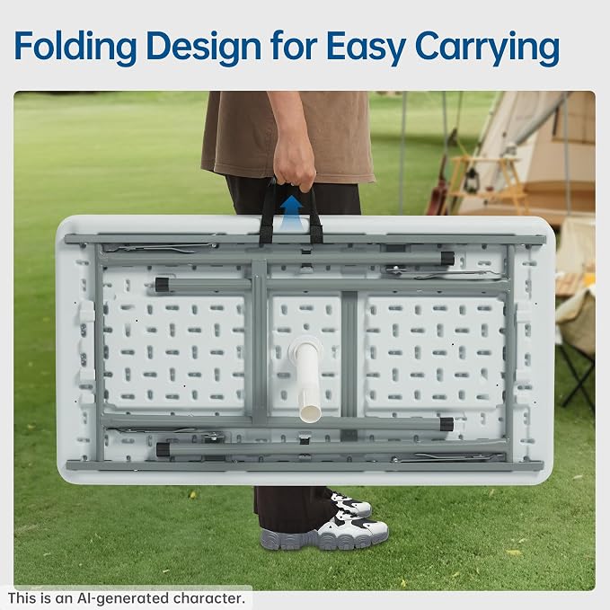 Outdoor Ice Cooler Folding Table, Portable Cooler Table with Removable Matching Skirt, Folding Ice Chest Table with Place Holder White