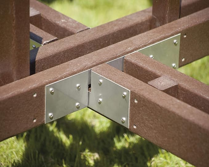 POLYWOOD® Park Picnic Table, Mahogany