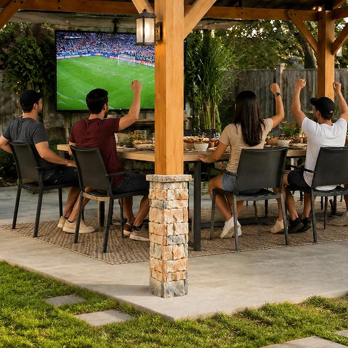 10' x 12' Wood Gazebo, Permanent Pavilion with Hardtop Galvanized Steel Double Roof, Cedar Gazebo with 4.72" Thickened Wooden Posts for Poolside, Patio, Backyard, Garden and Deck