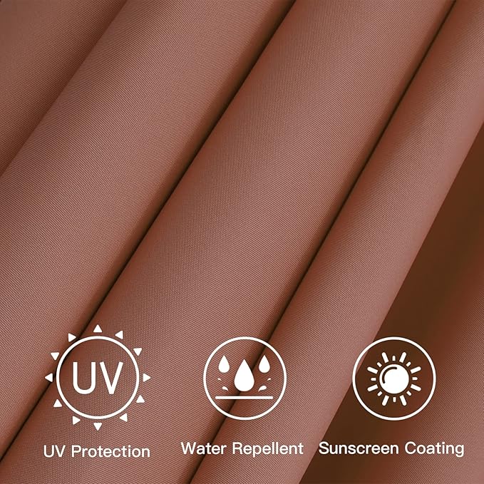 Sunnyglade 7.5ft Patio Umbrella Replacement Canopy Market Umbrella Top Outdoor Umbrella Canopy with 6 Ribs