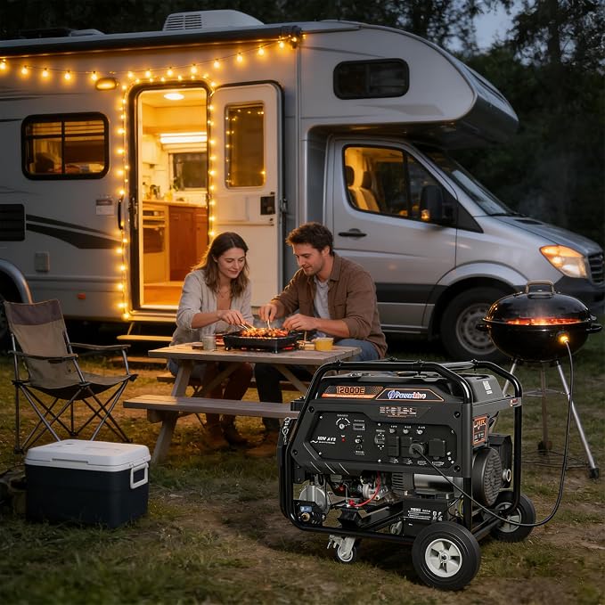 Dual Fuel Generator for Home Backup Outdoor Camping, Remote Electric Start, Transfer Switch Ready, RV & Emergency Ready, 11000 Watt Generators Gas and Propane
