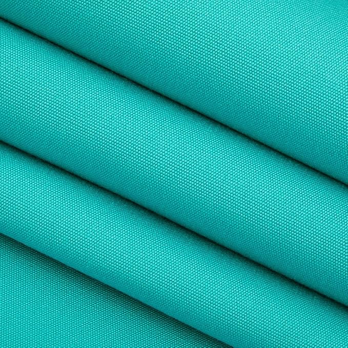 RSH DECOR Sunbrella 26" x 16" Lumbar Throw Pillows Set of 4 | Water and Fade-Resistant Performance Fabric | Outdoor Pillow Covers with Down-Alternative Inserts | Made in USA (Canvas Aruba Aqua)