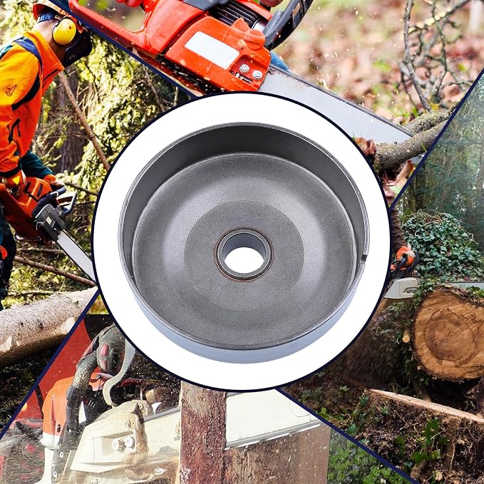 MS271 Sprocket Clutch Drum Kit with Needle Bearing Washer E-Clip Worm Gear .3/8" 7T Clutch Drum for Stihl MS261 MS271 MS291 Chainsaw Parts Replace 1121 007 1041,11210071041