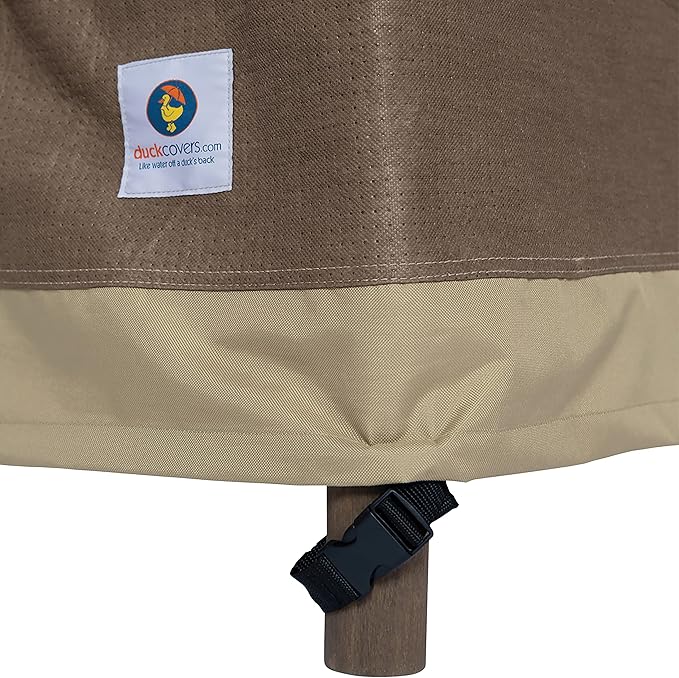DUCKCOVERS Elegant Waterproof 38 Inch W Patio Chair Cover, Outdoor Chair Covers