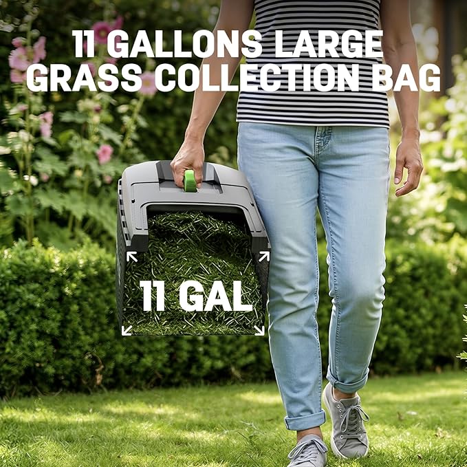 STEELITE 40V 17" Cordless Electric Lawn Mower with Brushless Motor, 6-Position Height Adjustment, 2-in-1 Bagging Mulching, 2PCS 4.0Ah Batteries & Charger Included