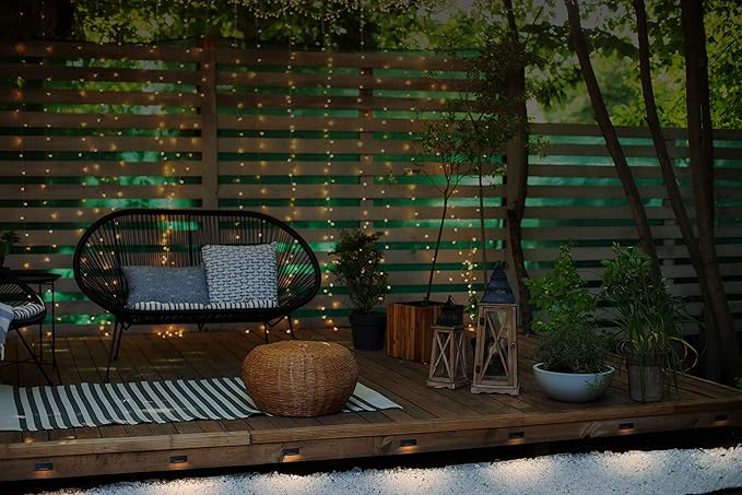 GKOLED Low Voltage Mini Size LED Landscape Step Lights, 9-15V AC/DC Cutoff Stair Riser Light, Outdoor Waterproof Accent Lighting Fixtures, 2700K IP65 Die-cast Aluminum, Powder Coated Finish 4 Pack