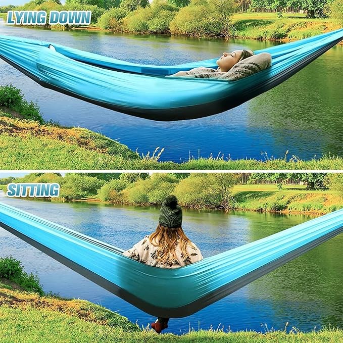 Hangmat 300x200 Cm 2 Person Hammock Backpacking Tree Hammock Double Hammock Camping Portable Hammock for Camping Buiten Hammock