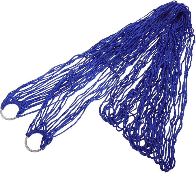 Hammock Net for Camping Waterproof Outdoor Hammock Mesh Portable Nylon Heavy Duty Straps Perfect for Tree or Backyard Use
