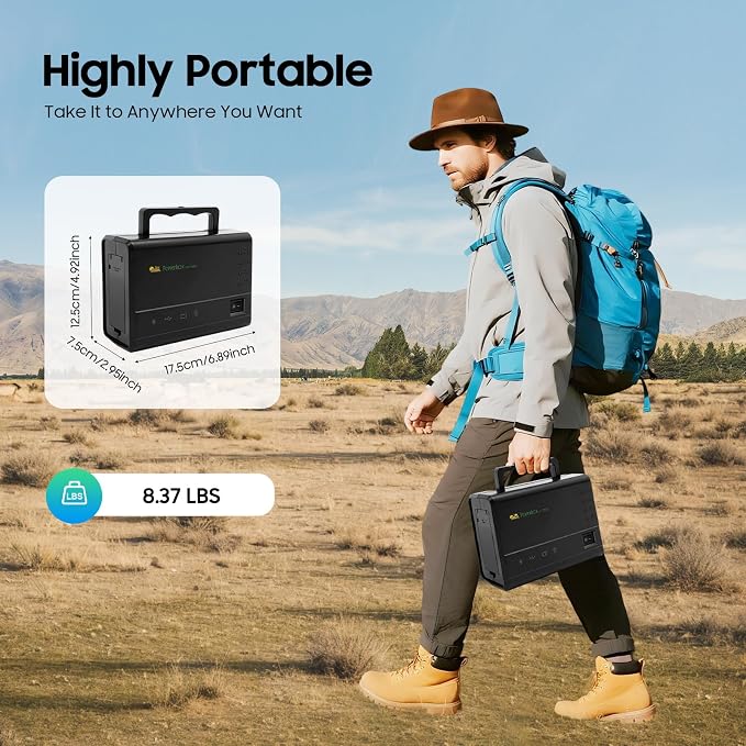 Solar Generator, 12V 4A Solar Powered Generator Kit, Portable Power Inverter Generator, Solar Inverter Power Generator for Outdoors Camping Travel Hunting Supply Energy