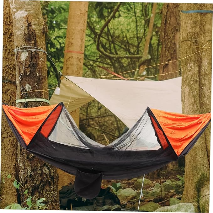 ORFOFE 1pc Multi-Function Tent Mosquito Camping Hammock Portable Outdoor Tent Bed Net for Hiking Traveling