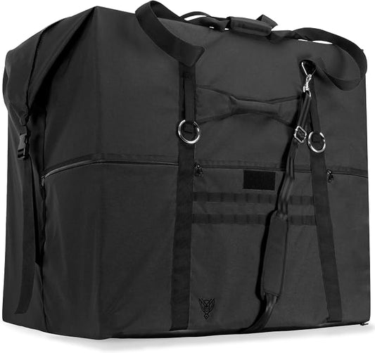 Xtreme Sight Line ~ G CUBƎ 450 Faraday Bag for Large Generators and Electronics ~ Protects Against EMP/CME/EMF/RF ~ Diamond Form Farday Lined Interior ~ Black