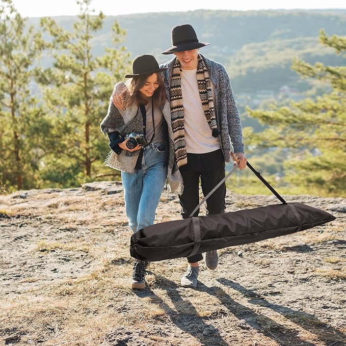 Cosmos Hammock Carrying Bag Heavy Duty Hammock Storage Bag Portable Steel Stand Cover Oversized Outdoor Patio Umbrella Organizer Replacement Bag with Adjustable Shoulder Strap, 66.5"L x 16.5''W