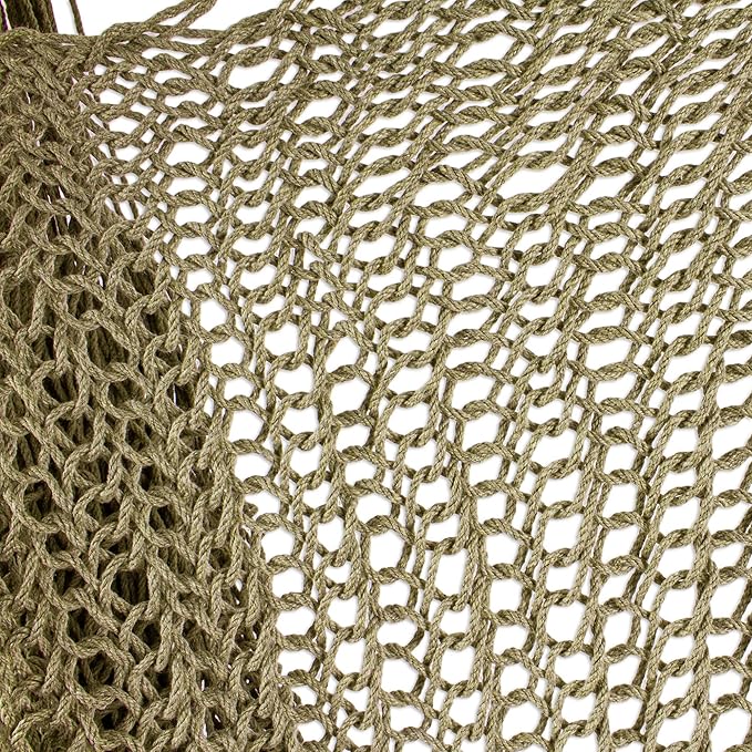Novica Handmade Grey Cascade Cotton Rope Hammock Swing (Single)