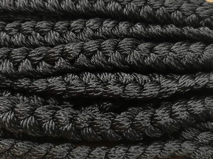 Hammock Ropes + S Hooks (Extra Long -, Black Ropes)