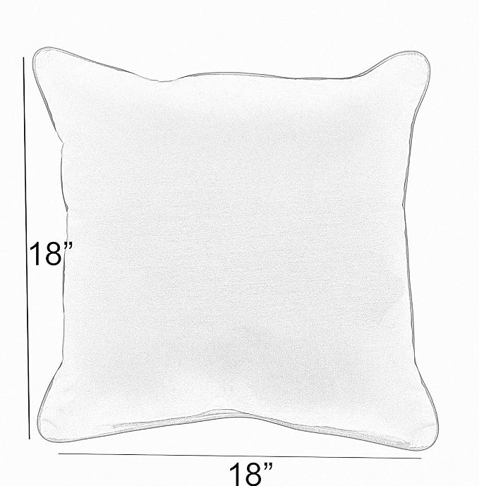Sorra Home x Sunbrella - Square Pillows (Set of 2), Cast Coral