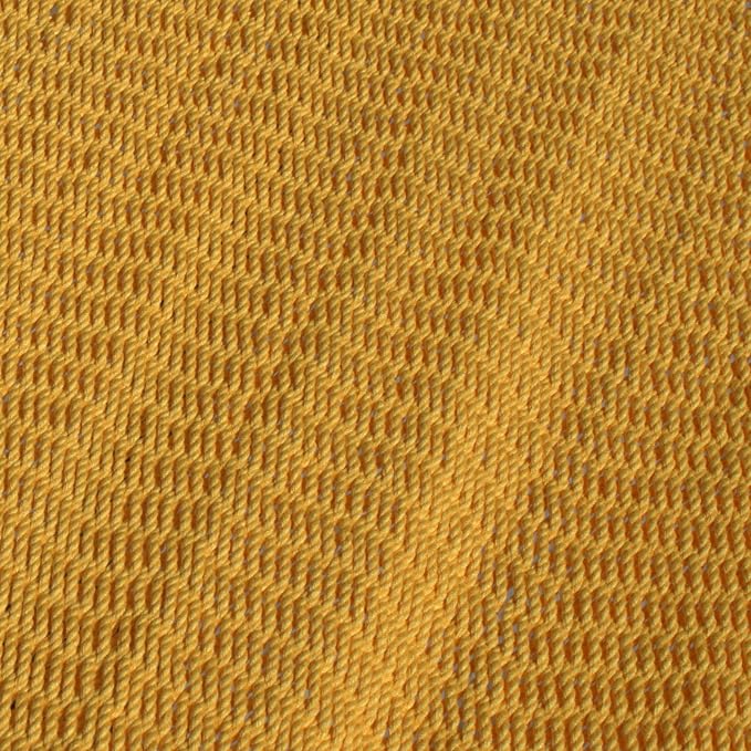 Double Caribbean Hammock - Soft-Spun Polyester - 48 inch (Yellow)