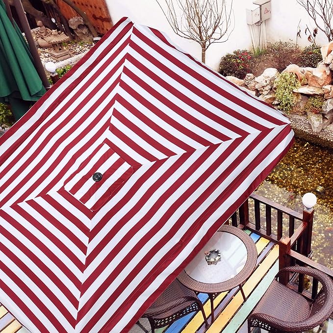 Yescom Patio Umbrella Replacement Outdoor Canopy Beach Backyard Market Table Top Cover