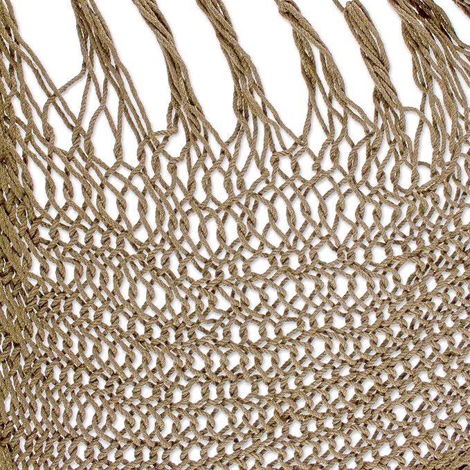 NOVICA Artisan Handmade Cotton Hammock Swing Tasseled Rope Mayan from Mexico Green Solid Tropical Decor 'Ocean Seat in Olive Green' (Single)