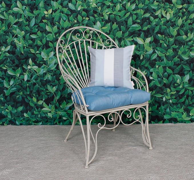 Outdoor/Indoor Sunbrella Throw Pillows Square Set of 2 Pieces 24 inch x 24 inch Direction Dew - Cover Only, Insert Not Included
