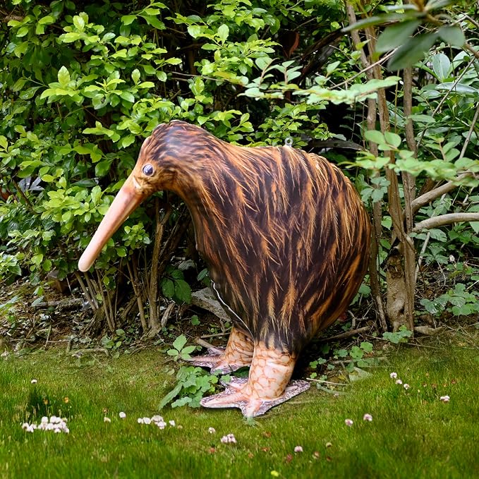 Jet Creations 18" L Inflatable Kiwi Bird, Brown Tan, Realistic Wildlife Animal Figure, for Theme Parties, Pool Fun, Home Yard Décor, Bird Toy for Kids Thanksgiving Christmas Winter