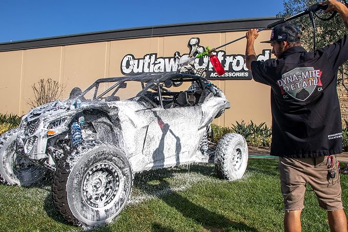 Renegade Products Foam Cannon Used in Automotive Detailing for Pressure Washer with 1/4" Quick Connect