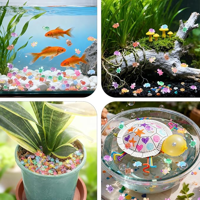 300 Pcs Glow in the Dark Mini Resin Turtles Tiny Luminous Sea Turtle Figures Small Ocean Animals for Fairy Garden Micro Landscaping Dollhouse Home Decor Crafts