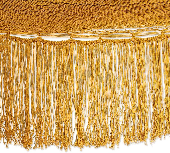 Novica Handmade Amber Cascade Cotton Rope Hammock (Double)