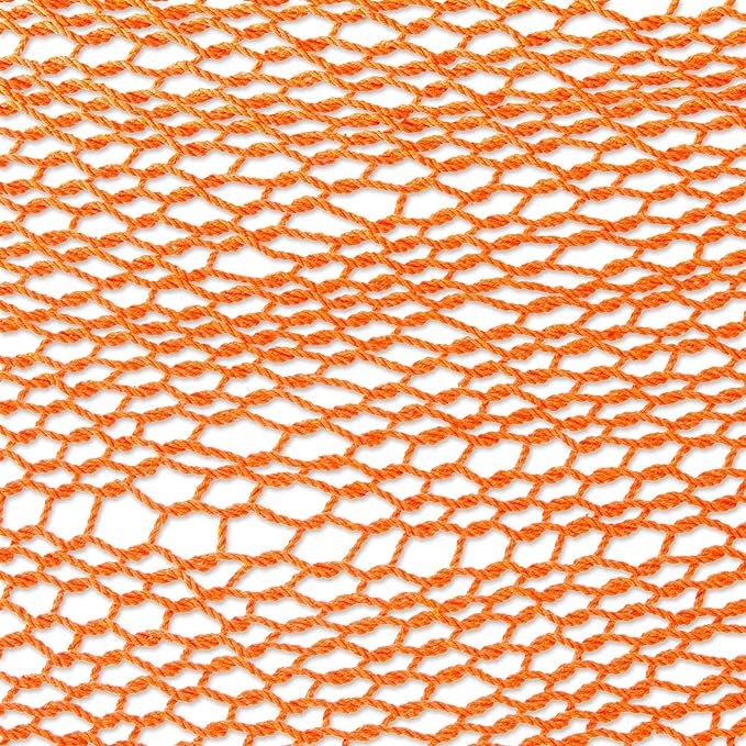 Novica Handmade Veranda in Orange Cotton Rope Hammock (Single)